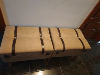 Baúl/Taburete Almacenaje Vintage