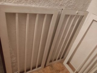 Rejas de seguridad blancas