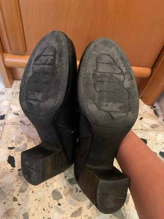 Botines Porronet Negros Piel Talla 39