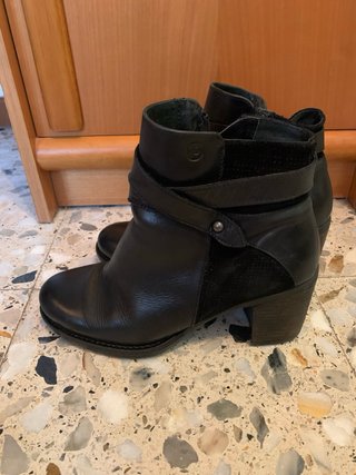 Botines Porronet Negros Piel Talla 39
