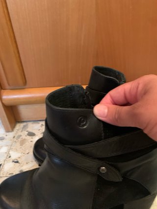 Botines Porronet Negros Piel Talla 39