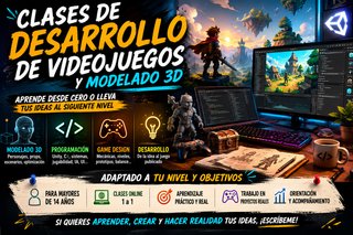 Clases de Desarrollo de Videojuegos y Modelado 3D