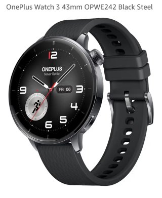 OnePlus Watch 3 43mm  Negro Acero sin desprecintar