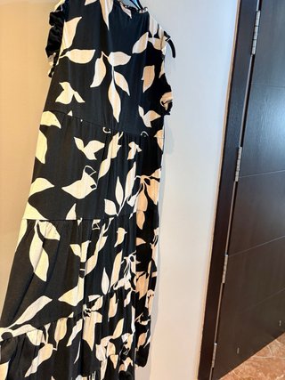 Vestido Sfera Negro/Blanco Talla L