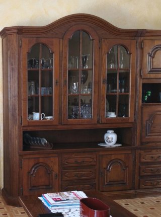 Mueble de salón comedor roble