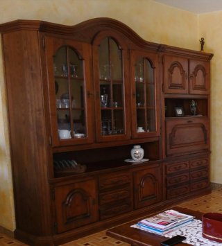 Mueble de salón comedor roble