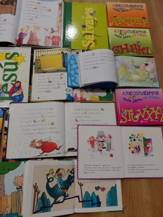 Lote libros infantiles pictogramas