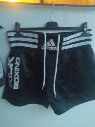 Calzonas Kick Boxing Adidas Negras