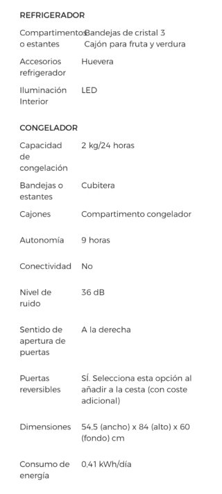 Nevera Beko TSE1284N
