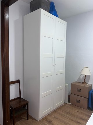 Armario blanco 2 puertas