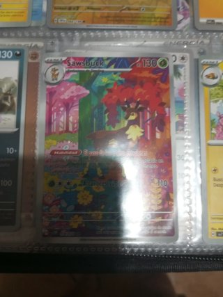 Carta Pokémon Sawsbuck Tipo Planta