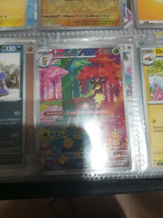 Carta Pokémon Sawsbuck Tipo Planta
