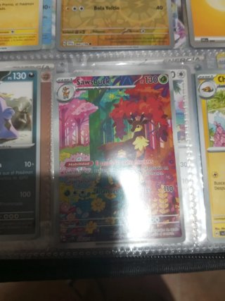Carta Pokémon Sawsbuck Tipo Planta