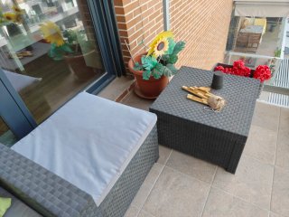 Sofá de Jardín Modular Gris