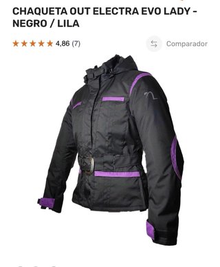 Chaqueta Moto mujer talla XL