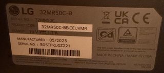 Monitor LG 32" CURVO FHD 100Hz