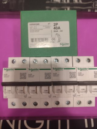 Lote diferencial 40A automático 10,16,20,25,32,40