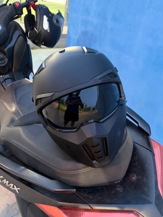 Casco Moto Vinz Negro Mate Talla S