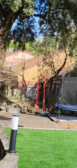 Columpio de neumático para jardín