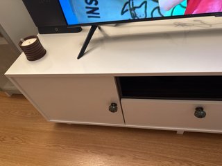 Mueble TV Blanco y Negro