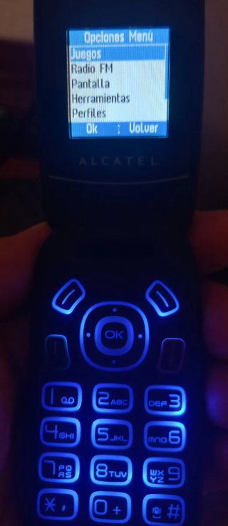 Teléfono Móvil Alcatel Flip Negro