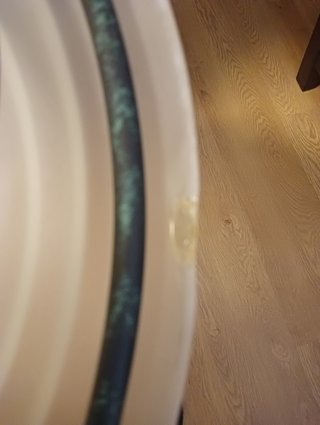 Lámpara de forja y cristal