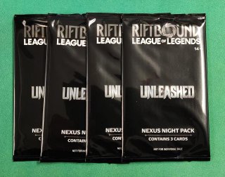 4x Pacotes Riftbound League of Legends Unleashed