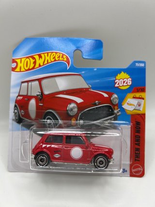 Hot Wheels Mini Cooper Rojo 2026
