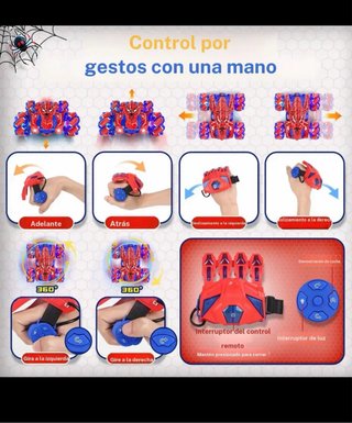 Coche teledirigido con mando y luces