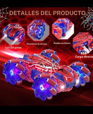 Coche teledirigido con mando y luces