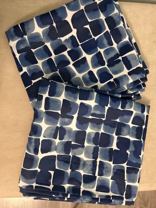 Cortinas Spirstands 2 uds 1,45x3,00m Azul