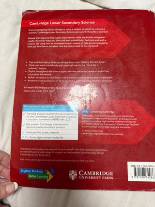 Cambridge Lower Secondary Science Learner's Boo...