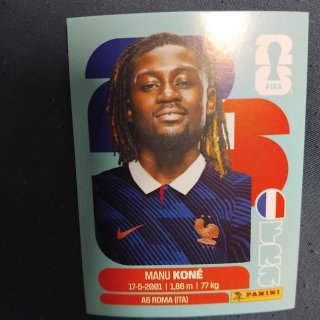 Cromo Manu Koné world cup mundial 2026
