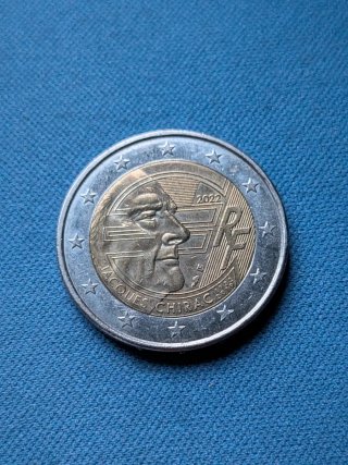 Moneda 2€ Francia 2022 Jacques Chirac