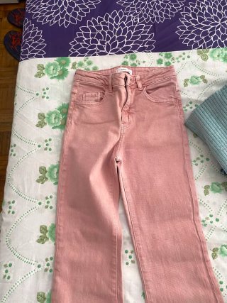 Lote 2 pantalones vaqueros niña MNG talla 152 cm