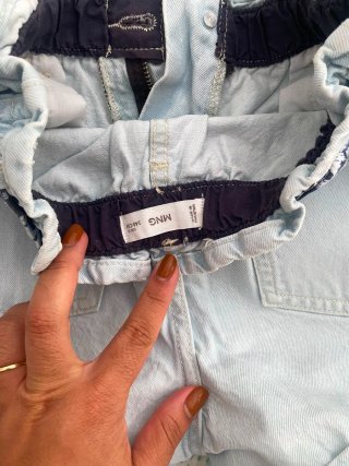 Lote 2 pantalones vaqueros niña MNG talla 152 cm