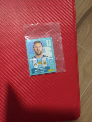 Cromo Messi Mundial 2026 FIFA Con funda de plástic