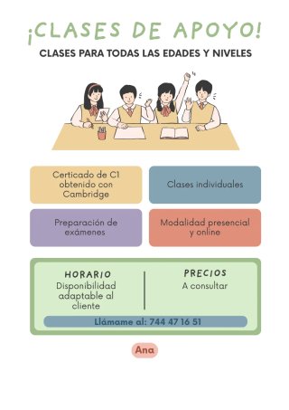Clases particulares inglés