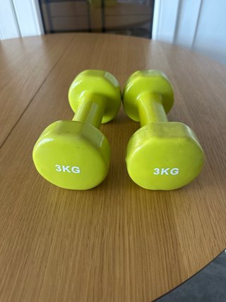 Gomas fuerza 45Kg + 2 pesas de 3KG cada una