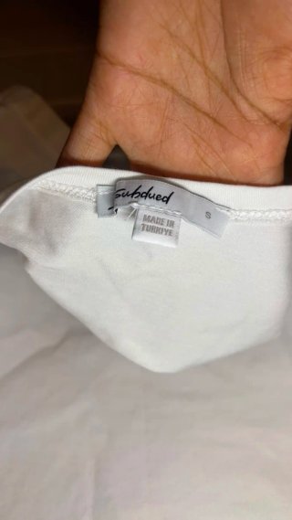 Top blanco espalda descubierta Talla S
