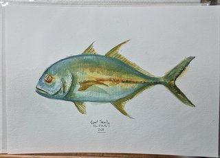 Acuarela original Pez