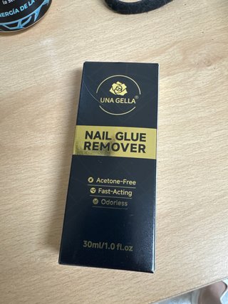 Removedor Uñas UNA GELLA Negro/Dorado