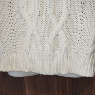 Chaleco invierno manga corta tejido