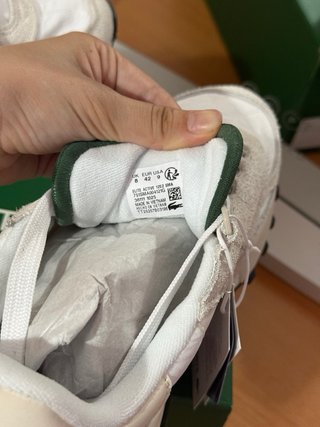 Zapatillas Lacoste Elite Active Blancas y Verdes