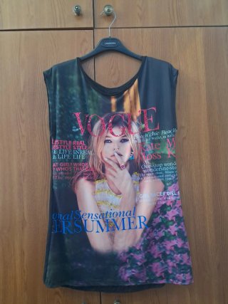 Camiseta Vogue Kate Moss Talla Única