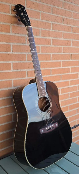 Guitarra Acústica Fender Negra