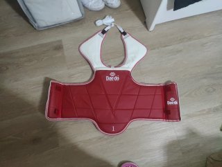 Peto protección Daedo Taekwondo - Azul y Blanco ta