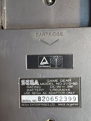 Sega Game Gear Gris - Para Reparar