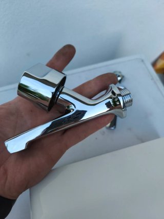 Grifos de pila cromado (2 unidades)