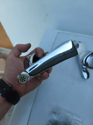 Grifos de pila cromado (2 unidades)